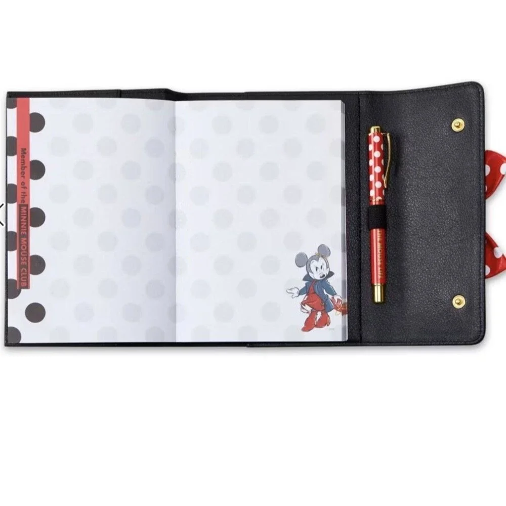 Disney Minnie Mouse Rocks the Dots Journal Set With Notebook and Pen New